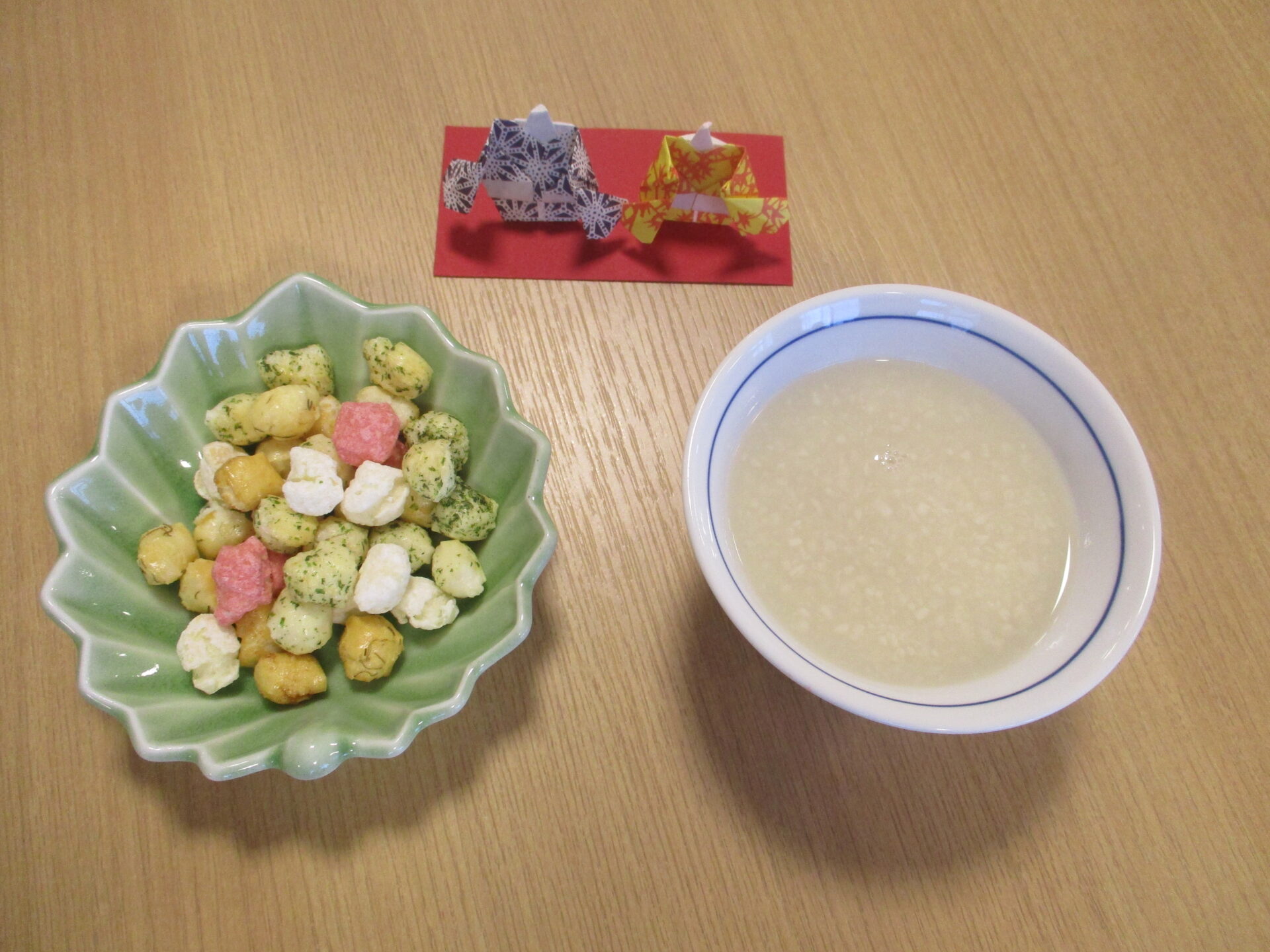3月3日「ひな祭り昼食・お菓子」両備ヘルシーケア高松