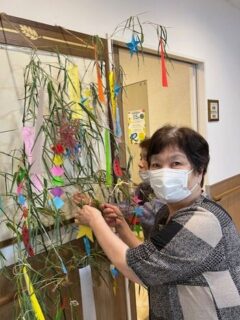 七夕の祈り、天まで届け！！～両備ヘルシーケア浜町