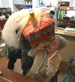 獅子が舞う舞う、舞い踊り！！～両備ヘルシーケア浜町