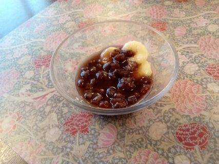 白玉ぜんざい作り ~岡山ケアセンターデイサービス~