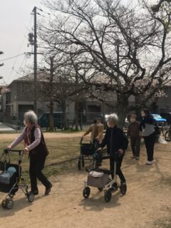 🌸お花見🌸両備ヘルシーケア大安寺東公園前