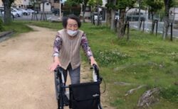 ★屋外歩行訓練　両備ヘルシーケア大安寺東公園前★