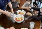【両備ヘルシーケア大安寺東公園前】みんなで楽しく♪パンケーキ作りを行いました！