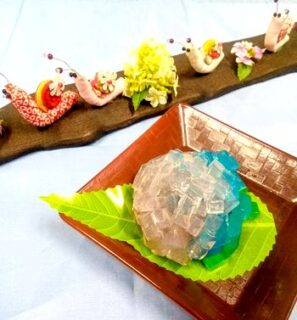 「あじさい」満開のおやつレクリエーション~両備ヘルシーケア浜町